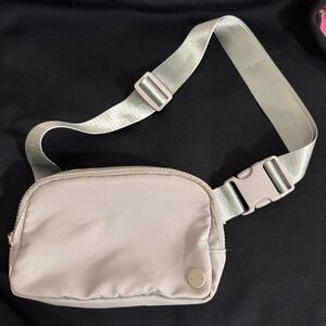 Light Green Belt Bag with Adjustable Strap
